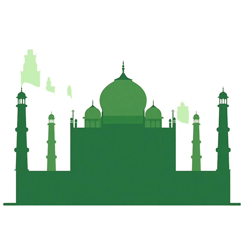 Taj Mahal Silhouette